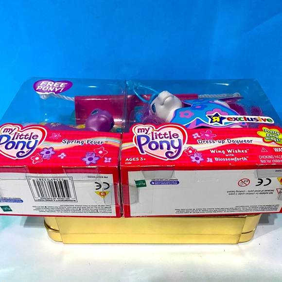 MY LITTLE PONY G3 NWT VTG 2004 TOYS R US EXCLUSIVE BLOSSOMFORTH & SPRING FEVER - Picture 16 of 16